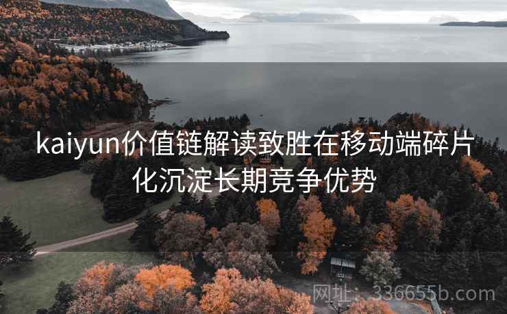 kaiyun价值链解读致胜在移动端碎片化沉淀长期竞争优势 kaiyun价值链解读致胜在移动端碎片化沉淀长期竞争优势